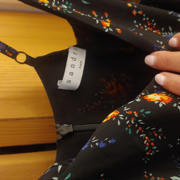 Sandro Paris One Shoulder Mini Dress - Picture 5 of 6